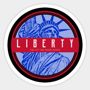 New York City Liberty Sticker